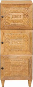 vidaXL Highboard 40 x 33 x 110 εκ Στερεό ξύλο μάνγκο Light brown