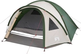vidaXL Σκηνή Κάμπινγκ 4 Ατόμων Αδιάβροχη Πράσινη
