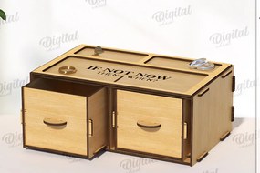 Intra απο ξύλο plywood 3mm-4mm πάχος Ξύλινο κουτί κοσμημάτων 3D Δίασταση 30x20 cm INTRAFABR-119264423