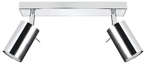 Sollux Φωτιστικό οροφής Ring 2,ατσάλι,2xGU10/40w