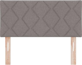 vidaXL Κεφαλάρι Taupe 100 cm ύφασμα