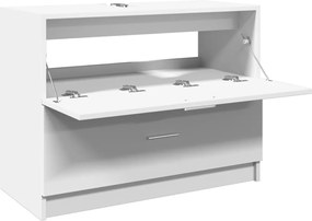 vidaXL Ντουλάπι Νιπτήρα Λευκό 59x37x59 εκ. Επεξεργασμένο Ξύλο