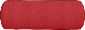 vidaXL Μαξιλάρια Στήριγμα 2 pcs Κόκκινο Ø 25 x 70 cm ύφασμα