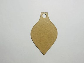 Σετ των 2 Intra απο ξύλο plywood 3mm-4mm πάχος - Κενό χριστουγεννιάτικο στολίδι σχήμα Δίασταση 10x10 cm Intraeaxys-p7ym4q57