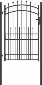 vidaXL Πύλη Φράχτη με Ακίδες EMMEN 200 x 100 cm