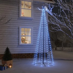 343492 vidaXL Χριστουγεννιάτικο Δέντρο Κώνος 310 LED Μπλε 100 x 300 εκ. Μπλε, 1 Τεμάχιο