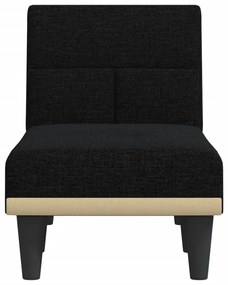 vidaXL Ανάκλιντρο Μαύρο Υφασμάτινο