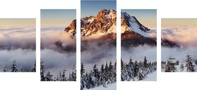 Εικόνα 5 μερών Rozsutec με πάπλωμα χιονιού