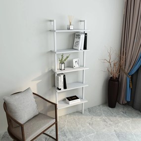 Βιβλιοθήκη Λευκό MAVEGU 60x22x174