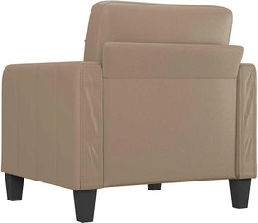 vidaXL Πολυθρόνα Καπουτσίνο 60 εκ. Συνθετικό δέρμα