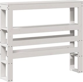 vidaXL Σκελετός Κρεβ. Χωρίς Στρώμα Λευκό 75x190 εκ Μασίφ Πεύκο