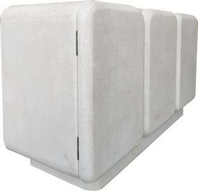 Μπουφές Kooldio pakoworld mdf λευκό 120x37.5x69εκ