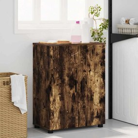 vidaXL Ντουλάπι Μπάνιου Καπνιστό Δρύς 60 x 35 x 80 εκ