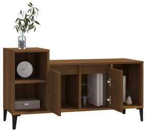 vidaXL Έπιπλο Τηλεόρασης Καφέ Δρυς 100x35x55 εκ. Επεξεργασμένο Ξύλο