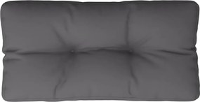 vidaXL Μαξιλάρι Παλέτας Ανθρακί 80 x 40 x 12 εκ. Υφασμάτινο