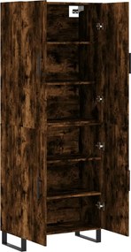 vidaXL Ντουλάπι Καπνιστή Δρυς 69,5x34x180 εκ. από Επεξεργασμένο Ξύλο