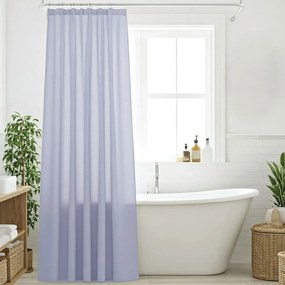 Κουρτίνα Μπάνιου (240x180) Με Κρίκους Das Home Bath 0804 Blue