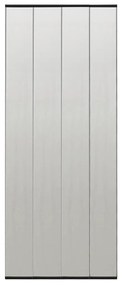 vidaXL Σήτα Πόρτας Κουρτίνα Μαύρη 100x220 εκ. από Πολυεστέρα
