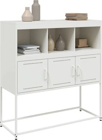 vidaXL Ντουλάπι Λευκό 100,5x39x107 εκ. Ατσάλινο