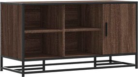 vidaXL Πάγκος παπουτσιών καφέ δρυς 100x40x53,5 cm