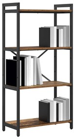vidaXL Βιβλιοθήκη Παλαιό ξύλο 60 x 30 x 118 εκ Επεξεργασμένο ξύλο