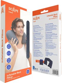 αυχενικό μαξιλάρι Scape Travel Γκρι