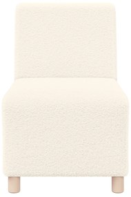 vidaXL Καθίσμα Σαλονιού 2 pcs Κρεμ 55 x 74 x 82 εκ. Βελούδο