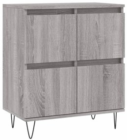 vidaXL Ντουλάπι Γκρι Sonoma 60x35x70 εκ. από Επεξεργασμένο Ξύλο