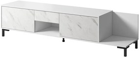 Έπιπλο τηλεόρασης Marmo-Leuko Marmaro