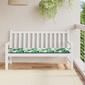 vidaXL Μαξιλάρι κήπου  σχέδιο φύλλου 200x50x4 εκ Ύφασμα Oxford