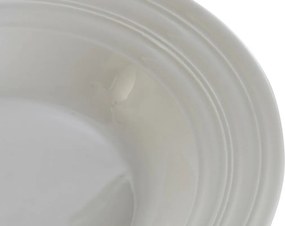 Βαθύ Πιάτο DKD Home Decor Λευκό Πορσελάνη 20 x 20 x 3 cm