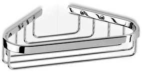 Geesa Basket 170 Chrome Σπογγοθήκη - θήκη μπουκαλιών γωνιακή 26 x 33,5 x 9εκ.