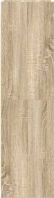 vidaXL Βιβλιοθήκη Sonoma Δρυς 59 x 30 x 111 εκ Επεξεργασμένο Ξύλο