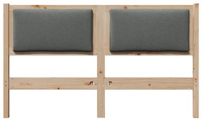 vidaXL Κεφαλάρι Άλλο Καφέ 160 cm Μασίφ ξύλο πεύκου