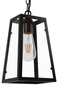 Φωτιστικό Οροφής Lima 01040 Black GloboStar Metal