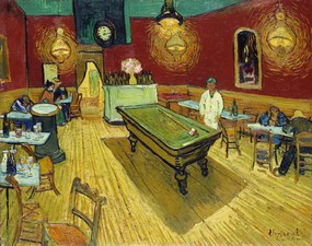 Αναπαραγωγή The Night Cafe, 1888, Vincent van Gogh