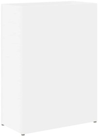 vidaXL Σχέδιο &amp; βάση αποθήκευσης με αποθήκευση Λευκό 40 x 20 x 55,5 εκ