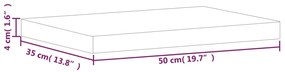 ΕΠΙΦΑΝΕΙΑ ΚΟΠΗΣ 50X35X4 ΕΚ. ΑΠΟ ΜΑΣΙΦ ΞΥΛΟ ΟΞΙΑΣ 355996