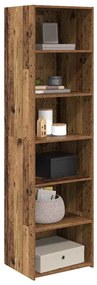 vidaXL Ντουλαπιού Παλιό Ξύλο 50 x 41 x 185 εκ. Επεξεργασμένο ξύλο