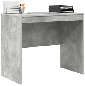 vidaXL Γραφείο Γκρι σκυροδέματος 90 x 50 x 76 εκ. Επεξεργασμένο ξύλο
