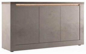 Έπιπλο Τηλεόρασης Ανθρακί Οξειδωμένο 121x43x57
