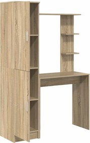 vidaXL Γραφείο 2 pcs Δρύς Sonoma