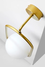 Φωτιστικό Τοίχου Απλίκα Igon Φ16cm Χρυσό