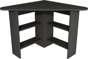 Stewehome Γωνιακό Γραφείο Υπολογιστή με Ράφια 80x80x73.8 cm