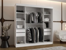 Ντουλάπα Selfie 200 συρόμενη-Leuko