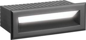 Απλίκα LED Εξωτερικού Χώρου Χωνευτή Viokef Flik Anthracite 4308701