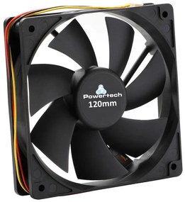 POWERTECH ανεμιστήρας PT-156, 120 x 120 x 25mm, 12V, 3pin &amp; 4 βίδες
