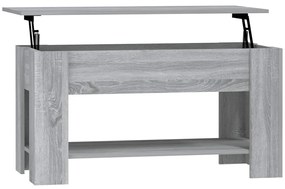 vidaXL Τραπεζάκι Σαλονιού Γκρι Sonoma 101x49x52 εκ. Επεξεργασμένο Ξύλο