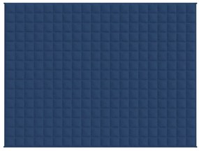 Κουβέρτα Βαρύτητας Μπλε 152 x 203 εκ. 7 κ. Υφασμάτινη - Μπλε