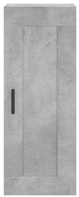 vidaXL Ντουλάπι Γκρι Σκυροδέματος 34,5x34x180 εκ. Επεξεργασμένο Ξύλο